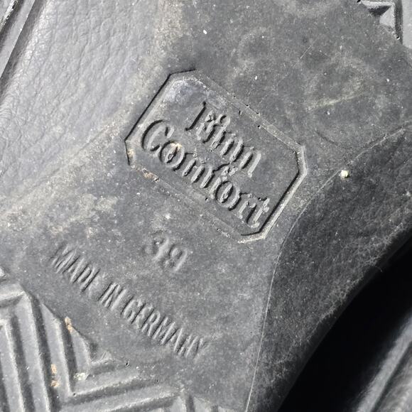 Finn Comfort Aussee Mule Black Clog Slide Sandals Shoes - Picture 9 of 12